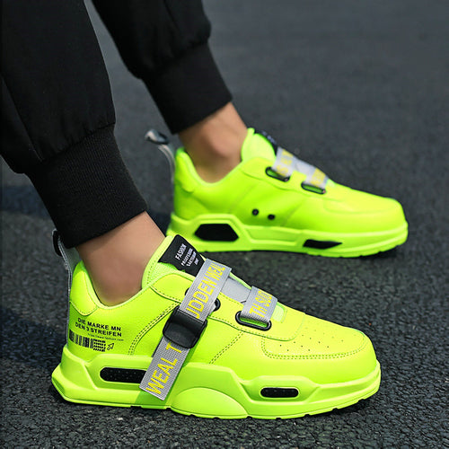 Sapato casual masculino estilo corrida