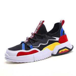 Sapato casual masculino estilo corrida